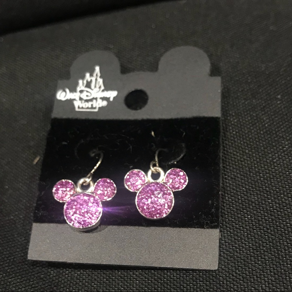Brand new purple Disney earrings